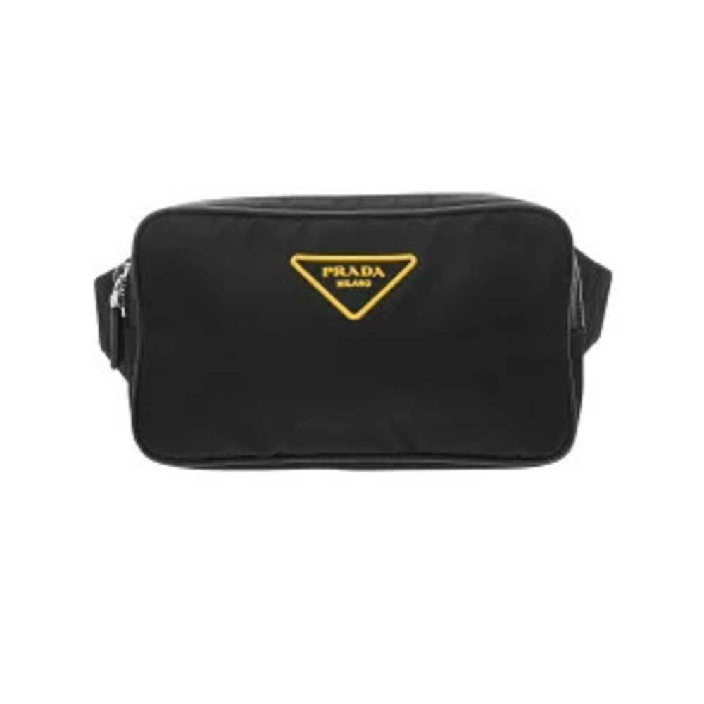 Prada Belt Bag Black Saffiano Leather Body